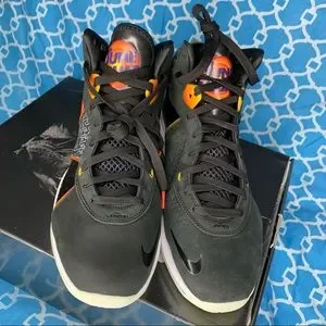 Nike Lebron 8 Men’s size 12.5 space jam A new legacy black orange chip James new Nike LeBron 8 “Space Jam” Black/Black-White-Multi-Color  main image 2